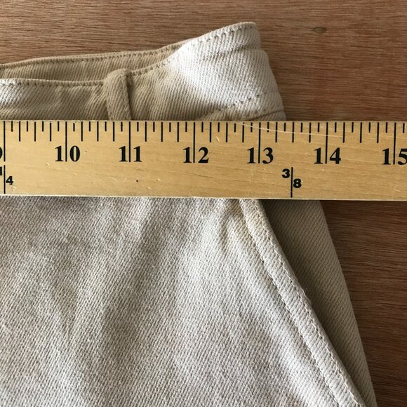 Wilfred Free Modern Cargo Utility Pants Women 2 Beige High Rise Stretch Preppy - Picture 10 of 16